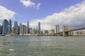 Manhattan Skyline viewed from Brooklyn